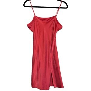 Vintage Victoria’s Secret Red Silk Nightie Slip Dress